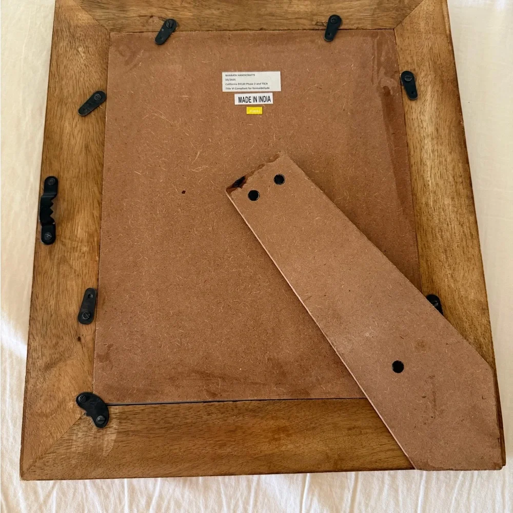 Source Unknown Natural Wood Picture Frame